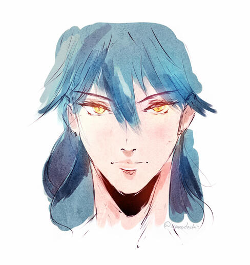 Watercolor-style sketch